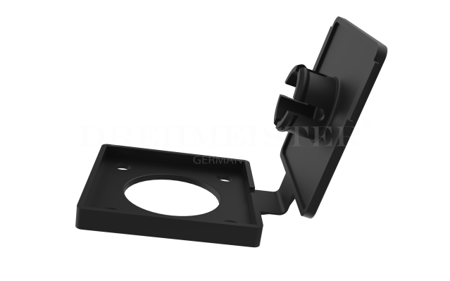 Buitenvuller vervangingsdop voor LPG‑vulpunt wit & zwart